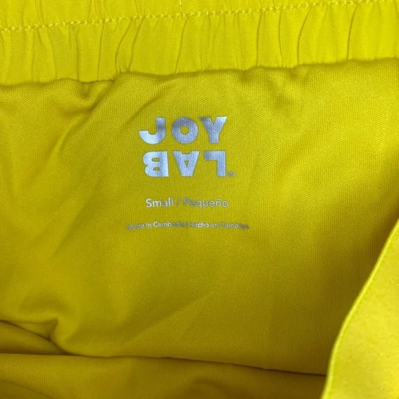 Joy Lab - Bright Yellow Skort (skirt over shorts) - NWOT - size small - Picture 4 of 4